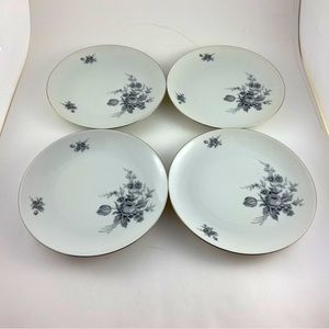 Vintage Winterling Bavaria Germany China 7 1/2" Salad Plates Set of 4